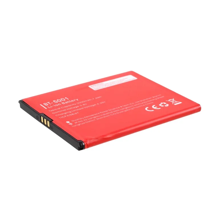 Remplacement de la Batterie 3.8V 2000mAh (Encode: BT-5001) Pour Leagoo Z6