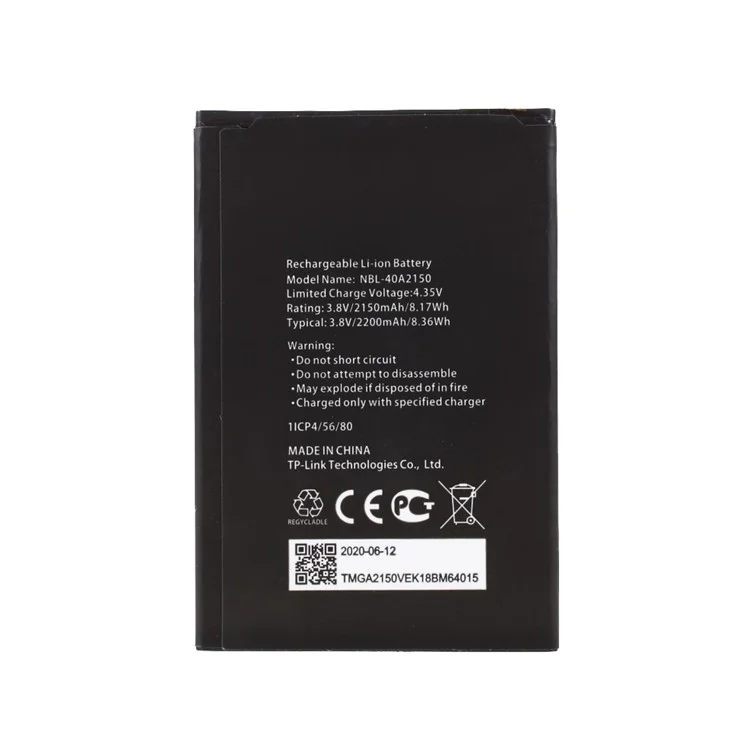 3,8 в 2150 Мач Замена Батареи (encode: Nbl-40a2150) Для TP-Link Neffos C5 Plus