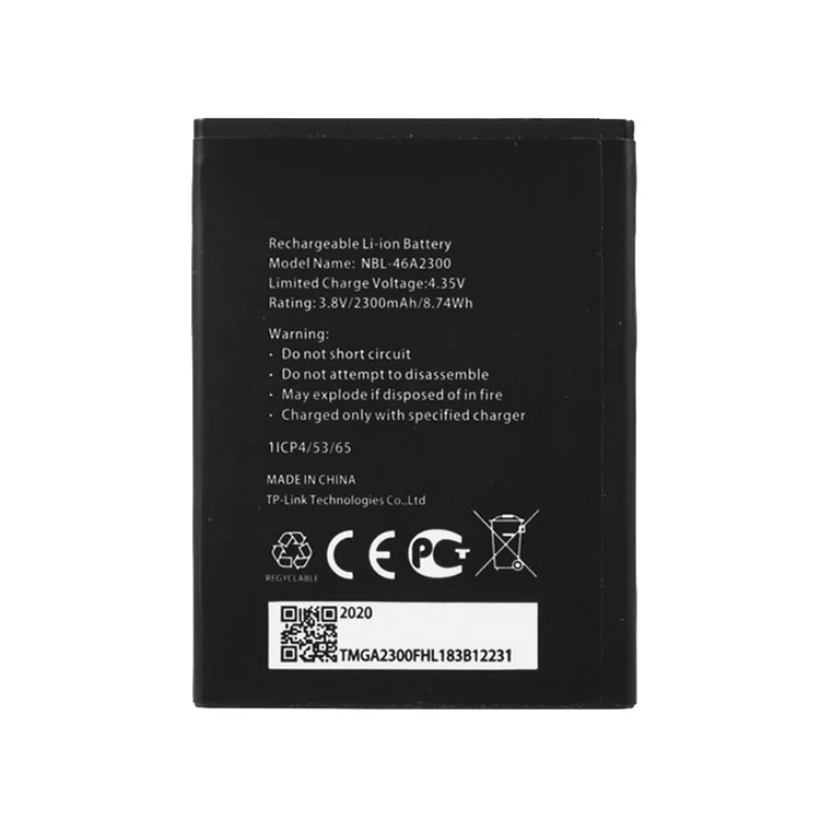 3.8V 2300mAh Battery Replacement  (Encode: NBL-46A2300 ) for TP-Link Neffos C7A TP705A TP705C