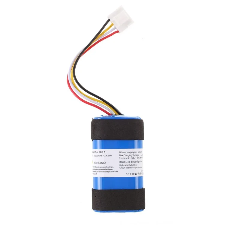 3.70 v 5200mAh Batterieersatz Für JBL Flip 5