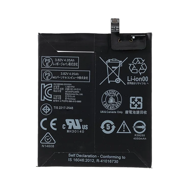 Quality 3.85V 4050mAh Battery Replace Part (Encode: L16D1P31) for Lenovo Phab2 Pro