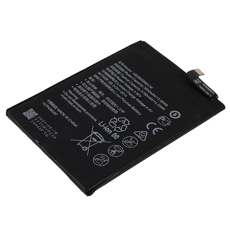 3.95V 3650mAh Battery Replacement (Encode: HB386589ECW) (without Logo) for Huawei P10 Plus/Mate 20 Lite/nova 3/nova 4/nova 5T/Honor 8X/View 10 Lite/Huawei Honor V10/Huawei Honor 20