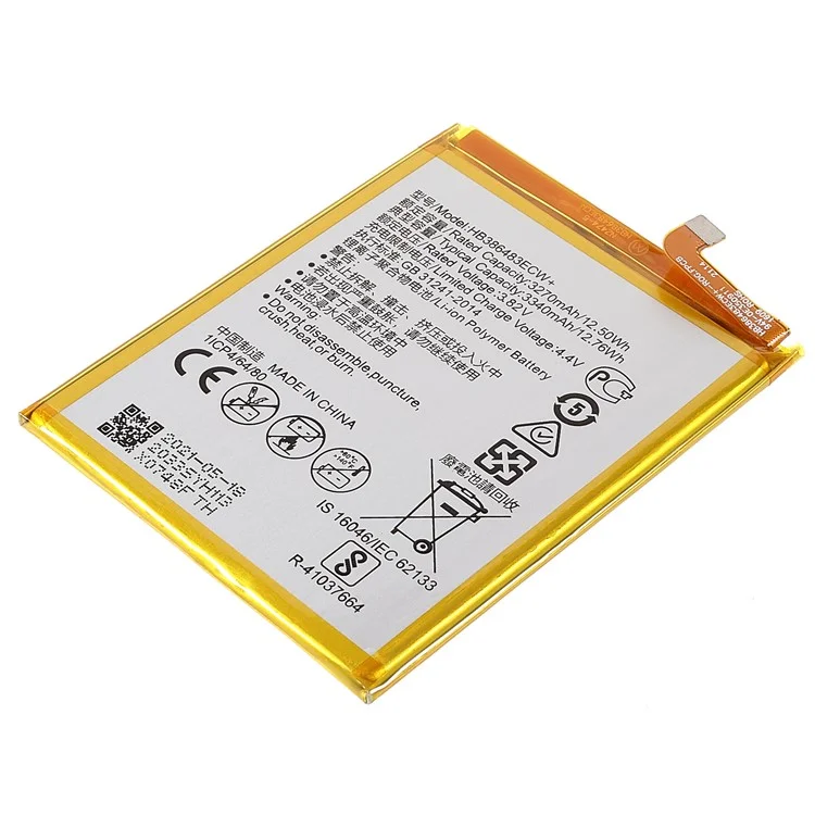 3.82V 3270mAh Substituição da Bateria (Encode: HB386483ECW+) (sem Logotipo) Para Huawei Maimang 5/G9/G9 Plus/Honor 6x (2016)