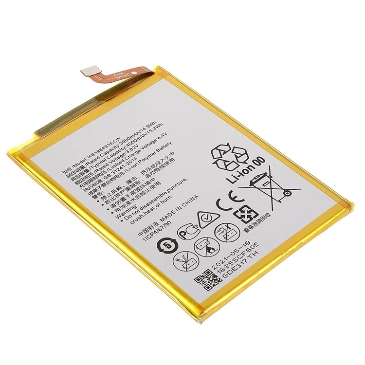 3.85V 3900mah Sostituzione Della Batteria (encode: HB396693ECW) (senza Logo) Per Huawei Mate 8/Ascend Mate8