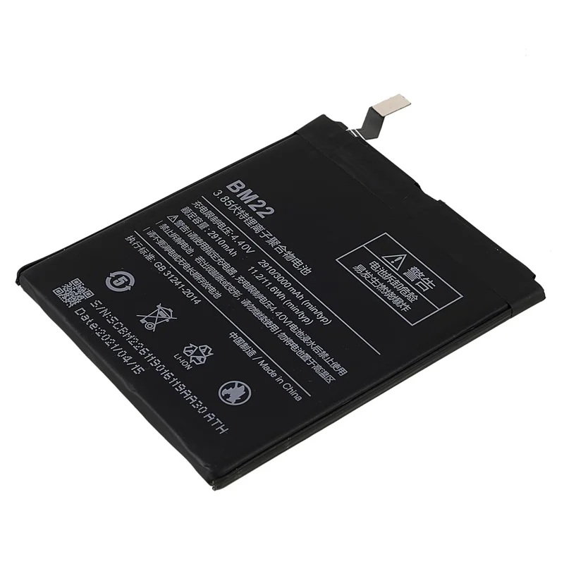 3.85V Substituição de Bateria 2910mAh (Encode: BM22) (sem Logotipo) Para Xiaomi Mi 5