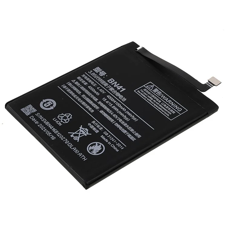 3.85V 4000mAh Battery Replacement (Encode: BN41) (without Logo) for Xiaomi Redmi Note 4/Note 4x Global