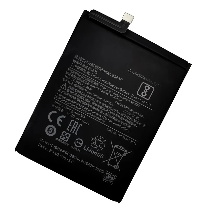 For Xiaomi Redmi K30 4G/5G Phone Replacement Battery Assembly 3.85V 4400mAh (Encode: BM4P) (without Logo)