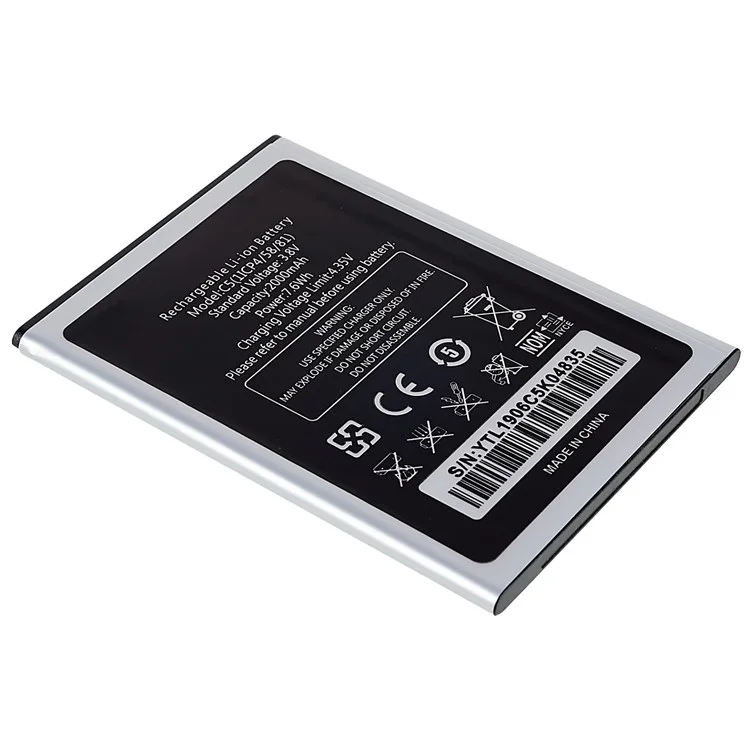 For Oukitel C5 3.80V 2000mAh Rechargeable Li-ion Battery Replacement