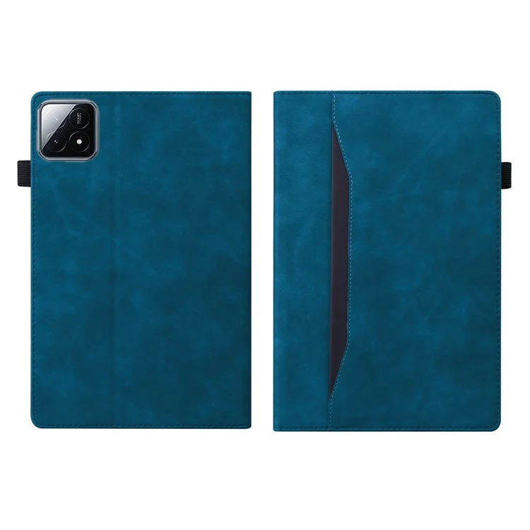 Per Xiaomi Pad 6S Pro 12.4 Custodia per tablet in pelle PU con supporto per attività - Blu
