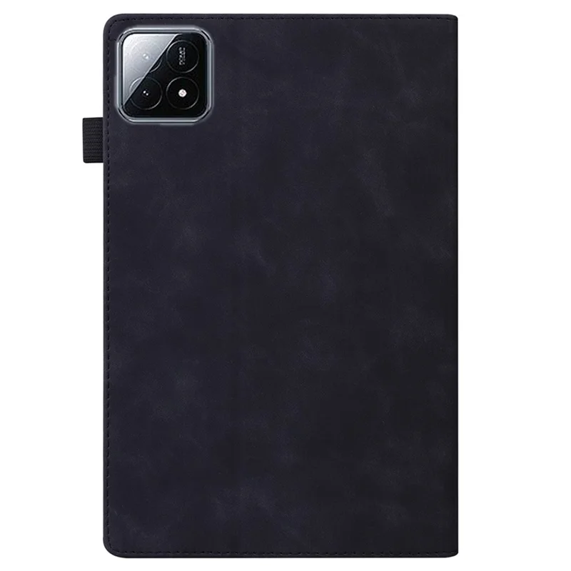 For Xiaomi Pad 6S Pro 12.4 PU Leather Business Stand Tablet Cover - Black