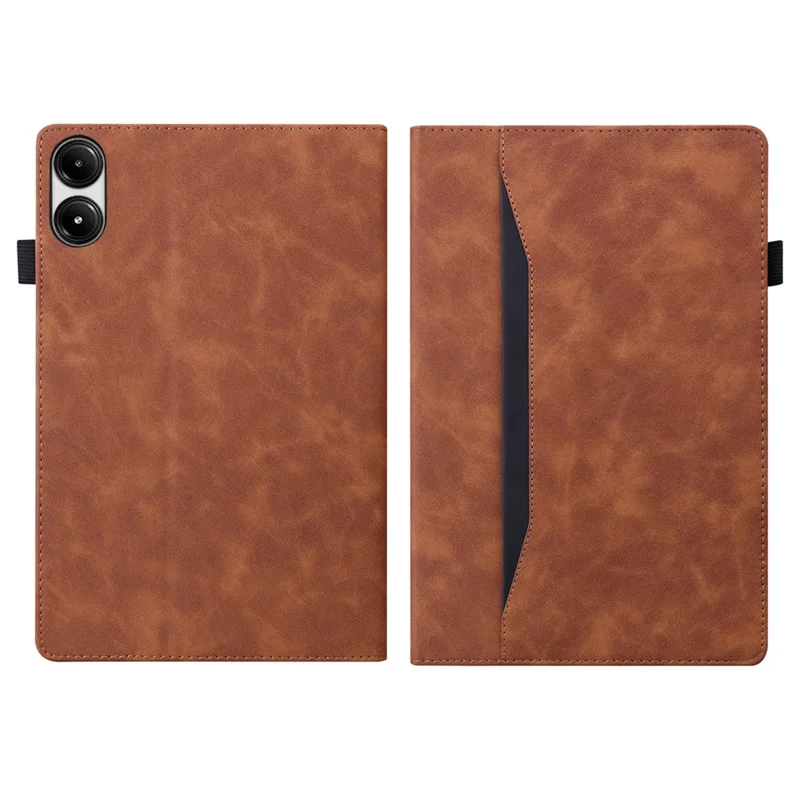 For Xiaomi Redmi Pad Pro / Redmi Pad Pro 5G / Poco Pad Case Card Slot PU Leather Stand Tablet Cover - Brown