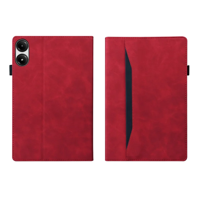 For Xiaomi Redmi Pad Pro / Redmi Pad Pro 5G / Poco Pad Case Card Slot PU Leather Stand Tablet Cover - Red