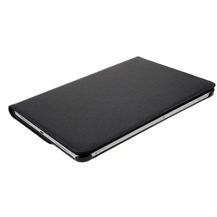 Pour iPad Pro 13 (2024) Étui en cuir PU Housse de tablette Rotation à 360 degrés - Noir