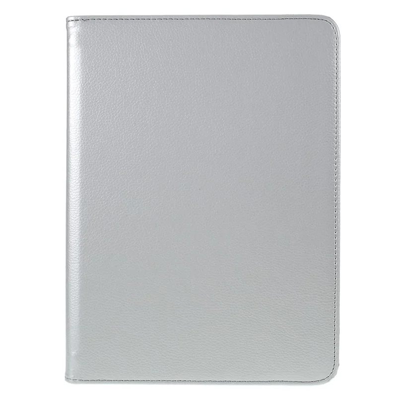 For iPad Pro 13 (2025) / 13 (2024) Case PU Leather Tablet Cover 360 Degree Rotating Stand - Silver