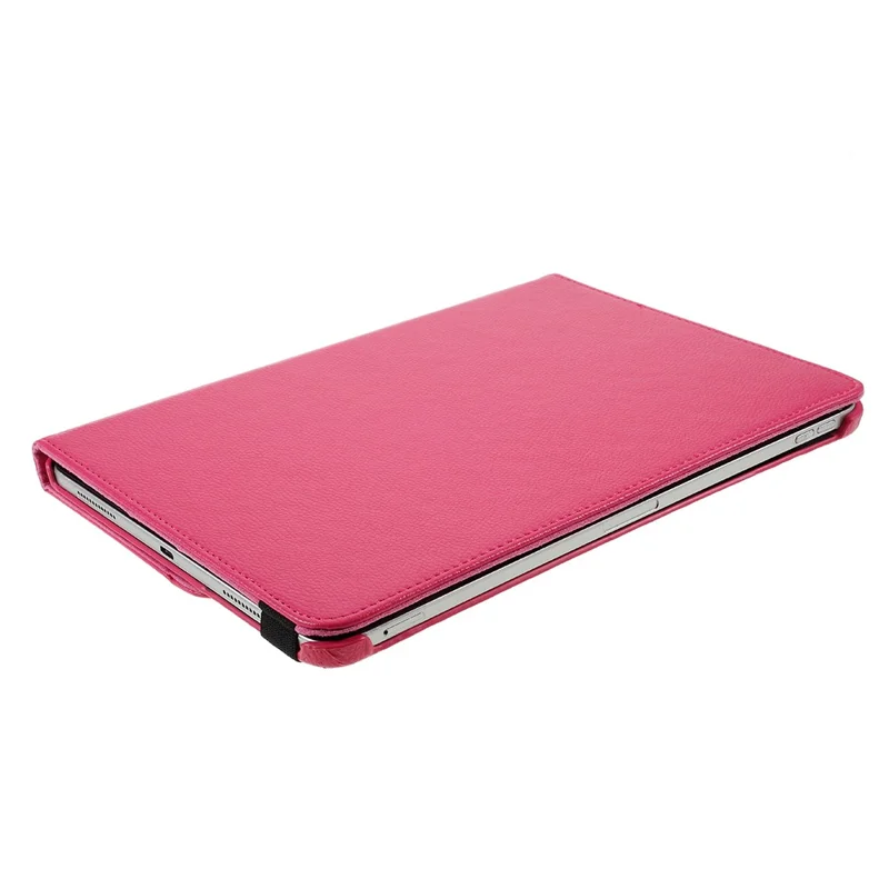For iPad Pro 13 (2025) / 13 (2024) Case PU Leather Tablet Cover 360 Degree Rotating Stand - Rose
