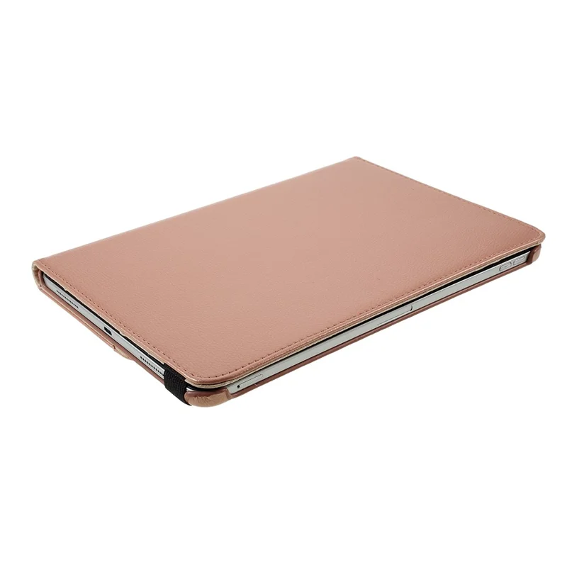 Für iPad Pro 13 (2024) Hülle PU-Leder Tabletthülle 360 Grad drehbarer Ständer - Roségold