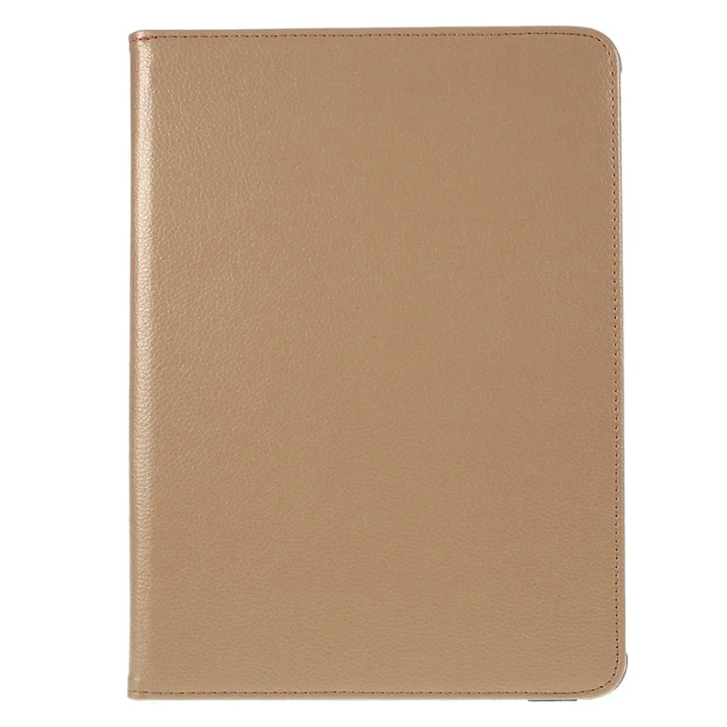 For iPad Pro 13 (2025) / 13 (2024) Case PU Leather Tablet Cover 360 Degree Rotating Stand - Gold