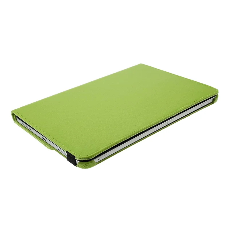 For iPad Pro 13 (2024) Case PU Leather Tablet Cover 360 Degree Rotating Stand - Green