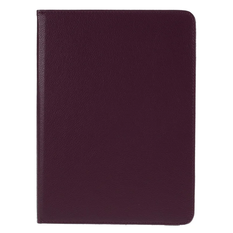For iPad Pro 13 (2025) / 13 (2024) Case PU Leather Tablet Cover 360 Degree Rotating Stand - Purple