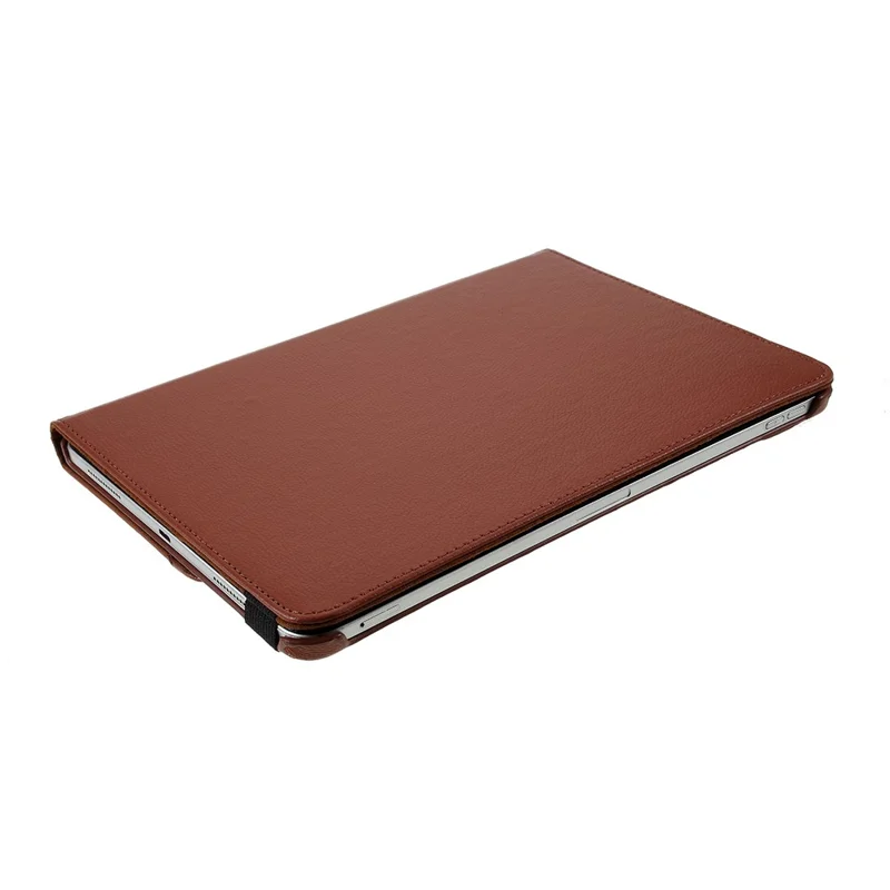 For iPad Pro 13 (2025) / 13 (2024) Case PU Leather Tablet Cover 360 Degree Rotating Stand - Brown