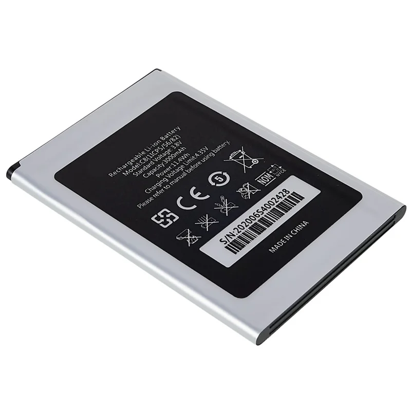 For Oukitel C8 3.80V 3000mAh Rechargeable Li-ion Battery Replacement