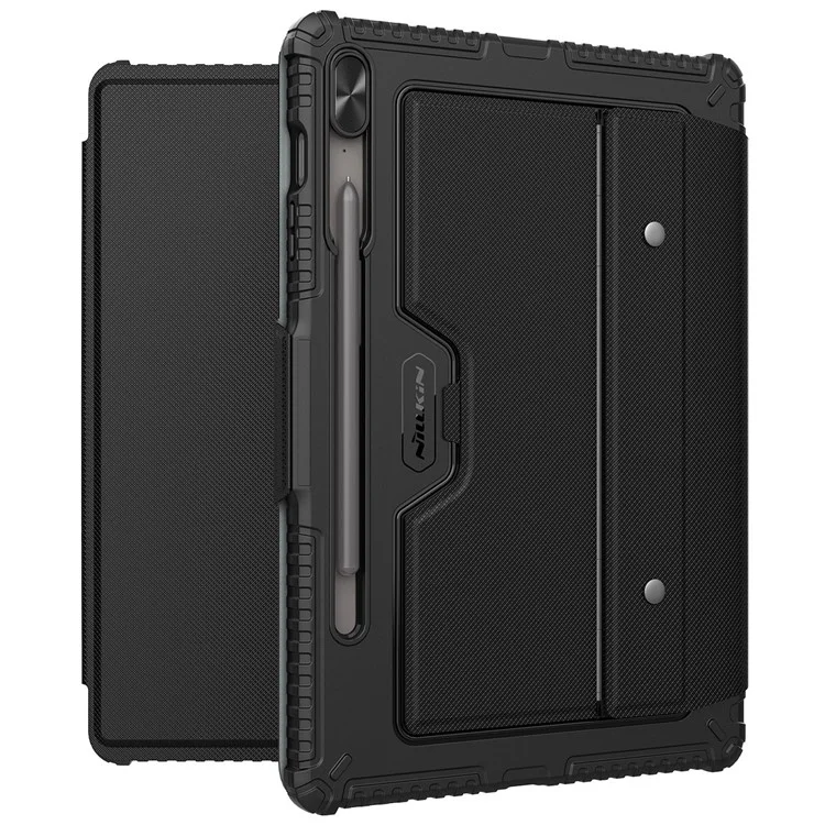 NILLKIN For Samsung Galaxy Tab S9 FE+ Tablet Case with Detachable Bluetooth-compatible Keyboard (Backlight Version)