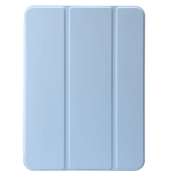 Para iPad Air 11 (2024) Caso Textura Favo de Mel Tri-Fold Stand Capa de Couro para Tablet - Azul Bebê
