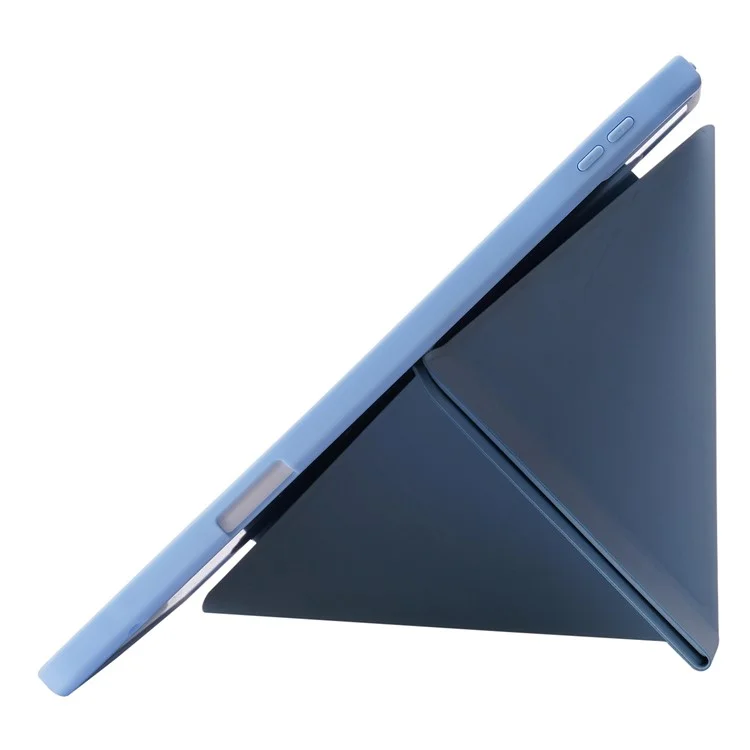 Para iPad Pro 13 (2024) Estojo de Origami Stand Capa de Couro com Despertar / Dormir Automático - Preto