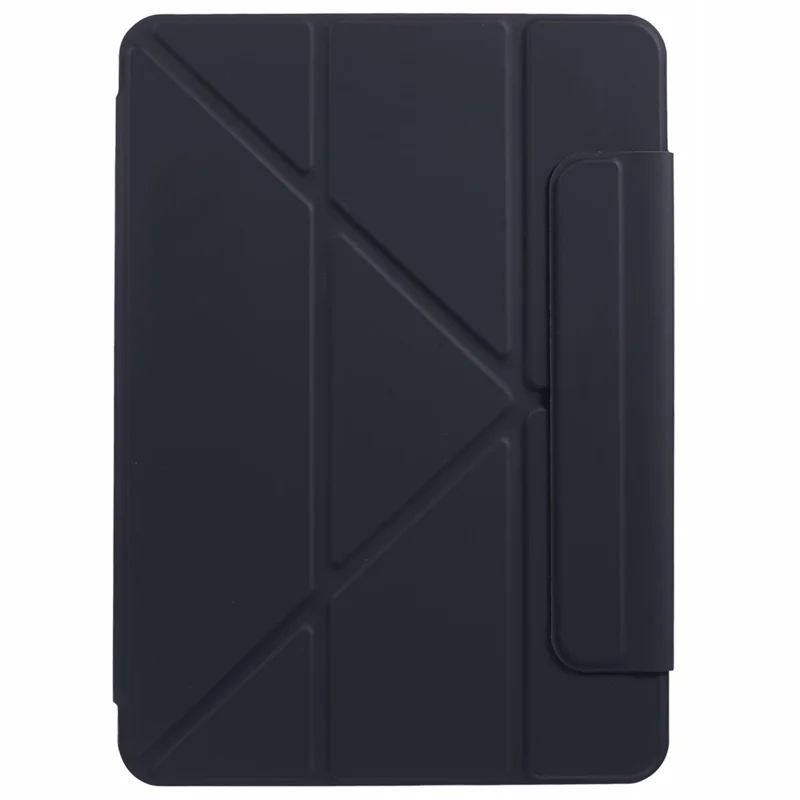 Pour iPad Pro 13 (2024) Tablet Cover Magnetic PU Leather Protective Case avec Support - Noir