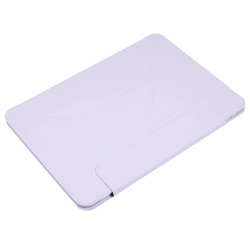 For iPad Pro 11 (2024) Tablet Cover Magnetic PU Leather Protective Case with Stand - Purple