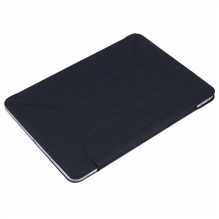 Para iPad Pro 11 (2024) Capa Protetora Magnética de Couro PU - Preto
