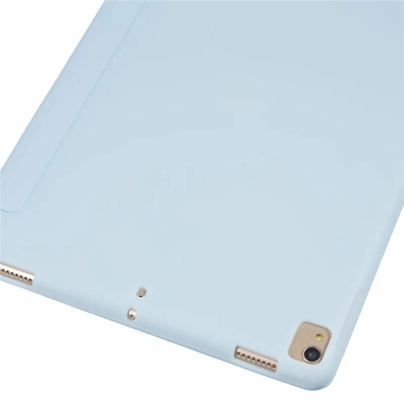 Para iPad 10.2 (2021) / (2019) / (2020) / Pro 10.5 polegadas (2017) Capa Tri-Fold Stand PU Leather + TPU Tablet Cover - Baby Blue