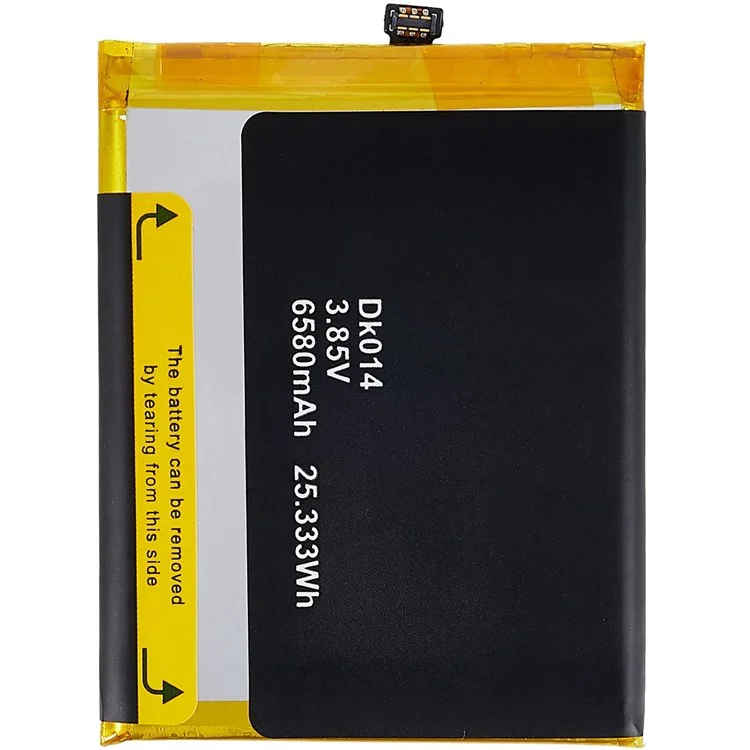 For Blackview BV9800/BV9800 Pro 3.85V 6580mAh Rechargeable Li-ion Battery Assembly (Encode: DK014) (without Logo)