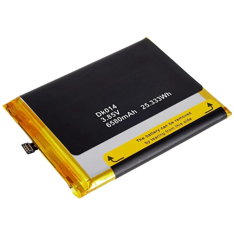 Für Blackview BV9800/BV9800 Pro 3,85V 6580mAh wiederaufladbare Li-Ionen-Batterie-Baugruppe (Kodierung: DK014) (ohne Logo)