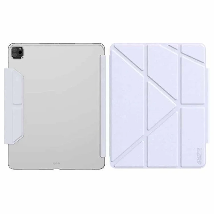 JTLEGEND Para iPad Pro 13 (2024) Capa de Suporte Antirranhões de Couro PU com Suporte para Lápis - Azul