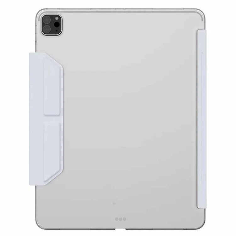 JTLEGEND Para iPad Pro 13 (2024) Capa de Suporte Antirranhões de Couro PU com Suporte para Lápis - Azul