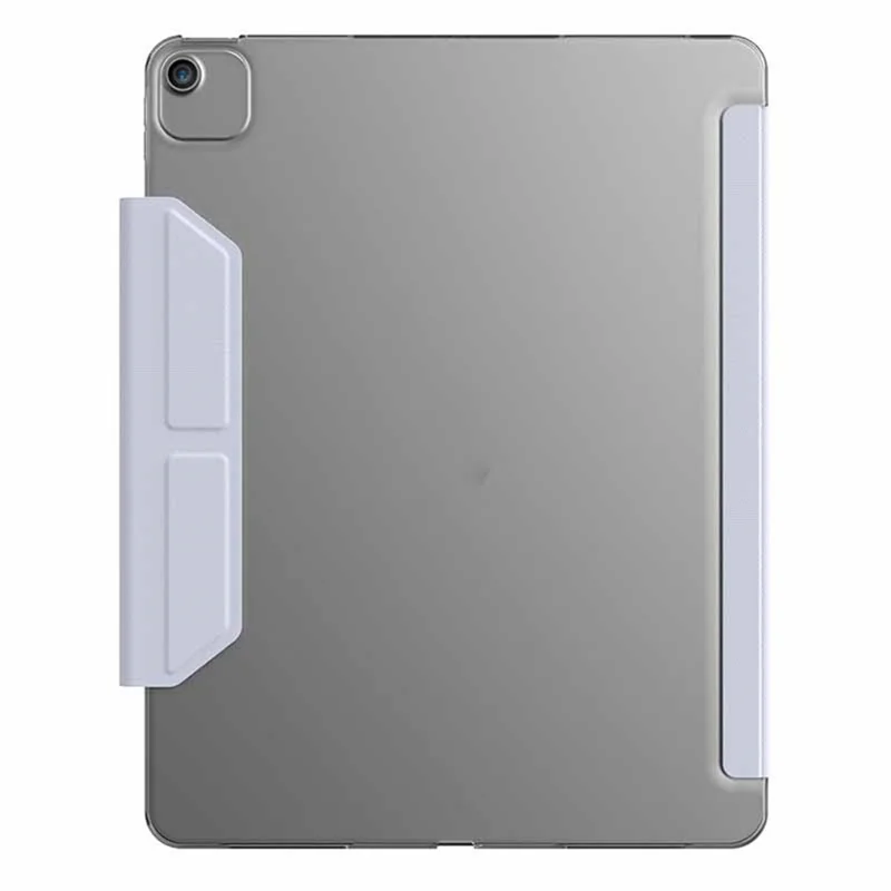 JTLEGEND Pour iPad Air 13 (2024) / iPad Pro 12.9 (2020)  /  (2021) / (2022) Étui Origami Support en Cuir PU - Bleu