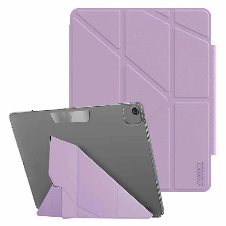 JTLEGEND For iPad Air 13 (2025) / (2024) / Pro 12.9 (2020) / (2021) / (2022) Case Origami Stand PU Leather Tablet Cover - Purple