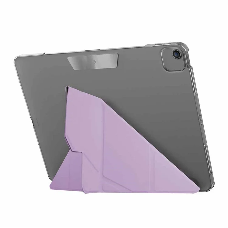 JTLEGEND For iPad Air 13 (2025) / (2024) / Pro 12.9 (2020) / (2021) / (2022) Case Origami Stand PU Leather Tablet Cover - Purple
