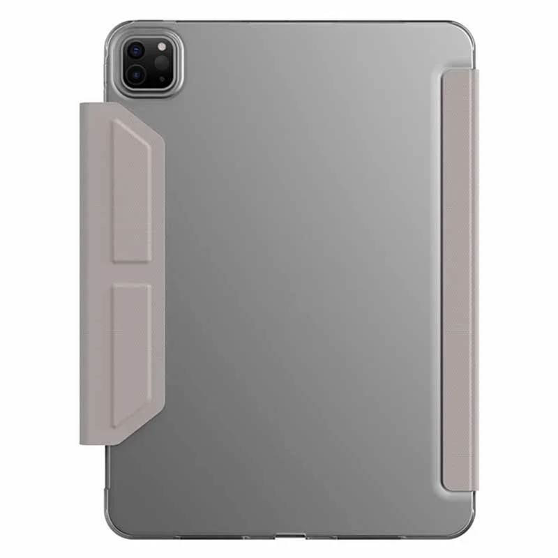 JTLEGEND For iPad Pro 11 (2025) / 11 (2024) Case Scratch-Proof Stand PU Leather Tablet Cover with Pencil Holder - Grey