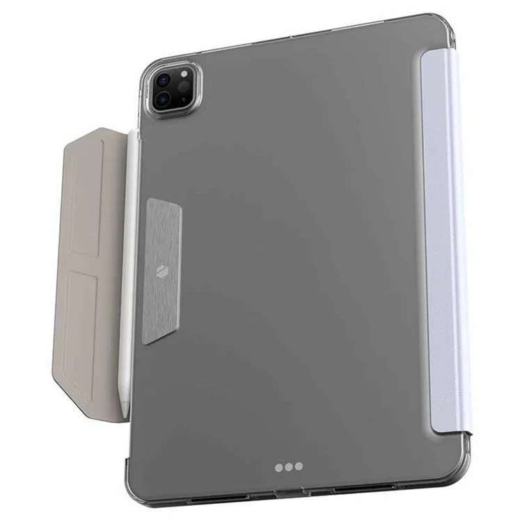 JTLEGEND Per iPad Pro 11 (2024) Custodia a Prova di Graffi con Stand in Pelle PU e Supporto per Matita - Blu