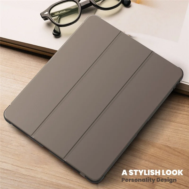 For iPad Air 13 (2025) / (2024) / Pro 13 (2024) / Pro 12.9 (2022) / (2021) / (2020) / (2018) Case Stand Leather Tablet Cover - Brown