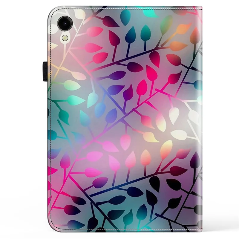 For Samsung Galaxy Tab S10 Lite / S10 FE / S9 FE / S9 Case Folio Stand PU Leather Pattern Tablet Cover - Maple Leaf