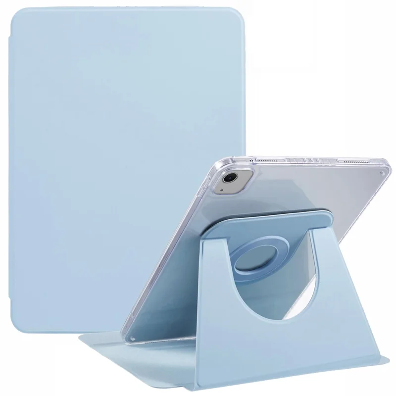 For iPad Air 13 (2026) / (2025) / (2024) Protective Case PU Leather+TPU+Acrylic Magnetic Detachable Tablet Cover - Blue