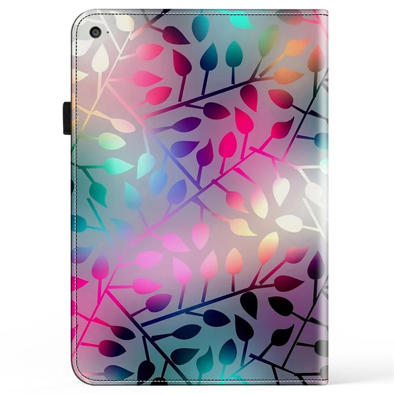 For iPad Air (2013) / Air 2 / iPad 9.7-inch (2017) / (2018) Case PU Leather Tablet Cover Pattern Viewing Stand - Maple Leaf