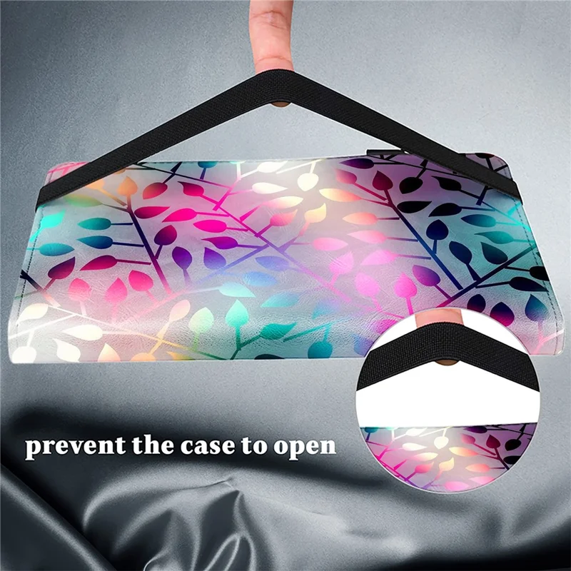 For iPad 10.2 (2019) / (2020) / (2021) Case Pattern Leather Tablet Cover with Card Slots - Maple Leaf