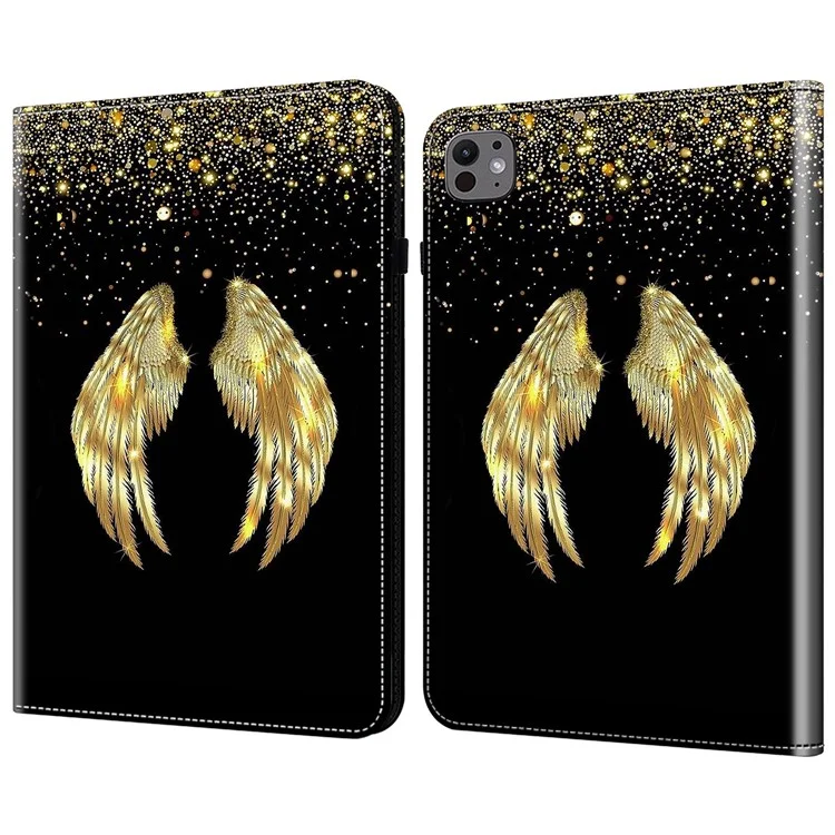 Per iPad Pro 13 (2024) Stand Case Pattern Printed Leather Tablet Flip Cover - Ali d'Oro