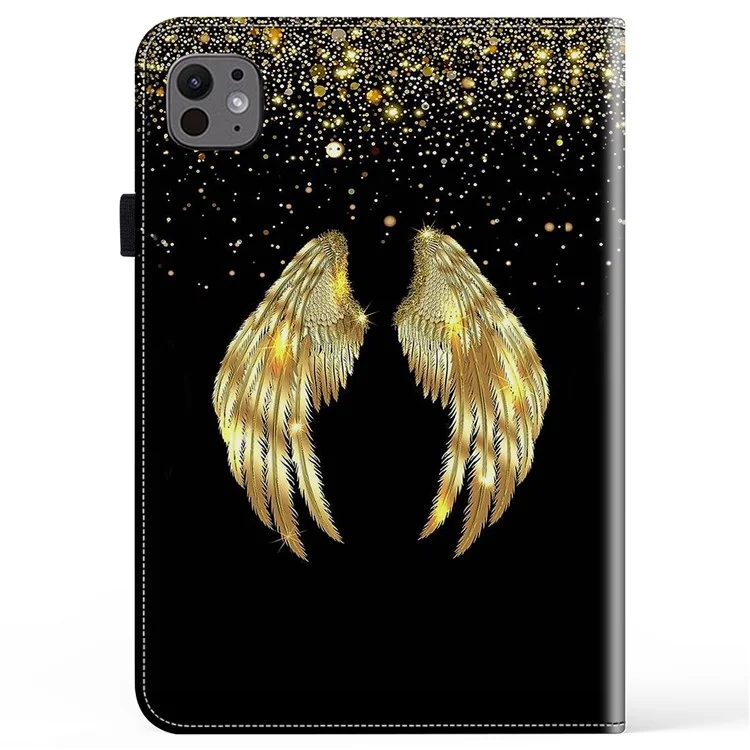 Per iPad Pro 13 (2024) Stand Case Pattern Printed Leather Tablet Flip Cover - Ali d'Oro