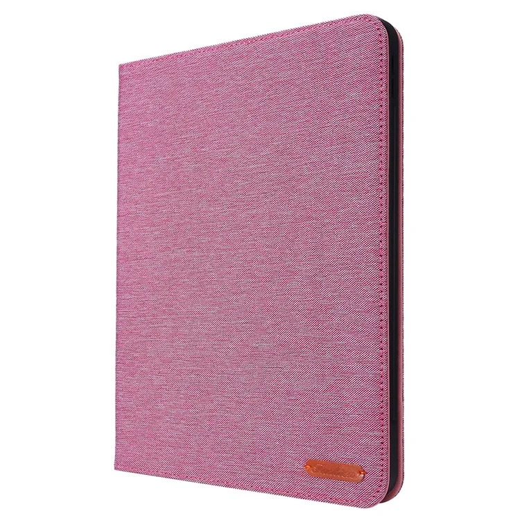Capa para iPad Air 13 (2024) com Slots para Cartões, Suporte e Bolsa para Caneta - Rosa