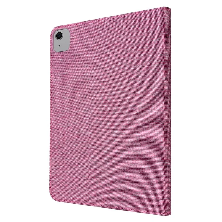 Capa para iPad Air 13 (2024) com Slots para Cartões, Suporte e Bolsa para Caneta - Rosa